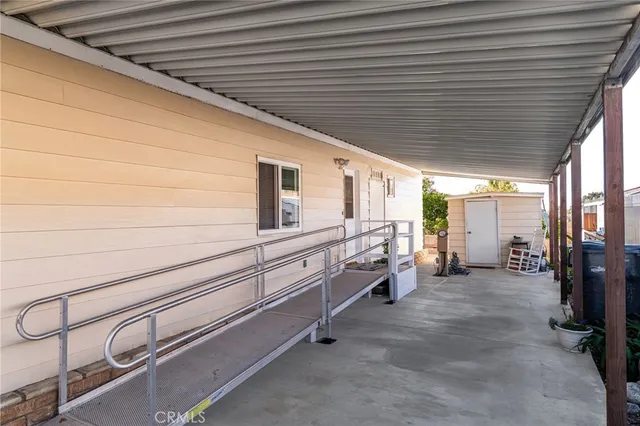 a view of car garage