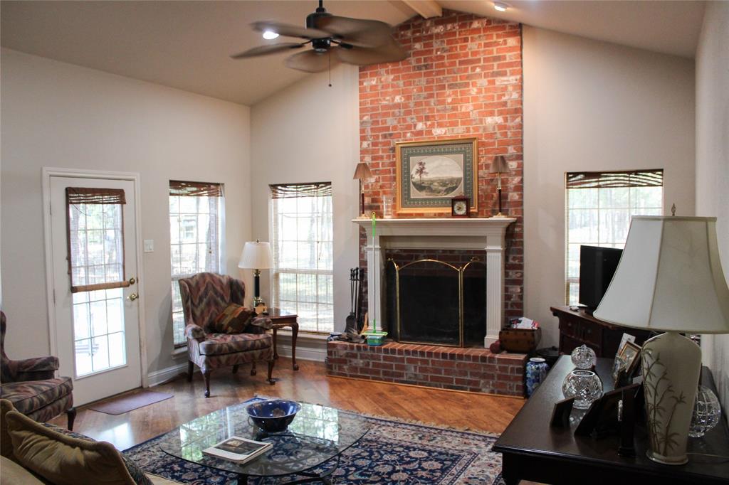 110 Bay Tree Trail Mabank, TX 75156 - Photo 5 of 20 a living room with furniture and a fireplace
