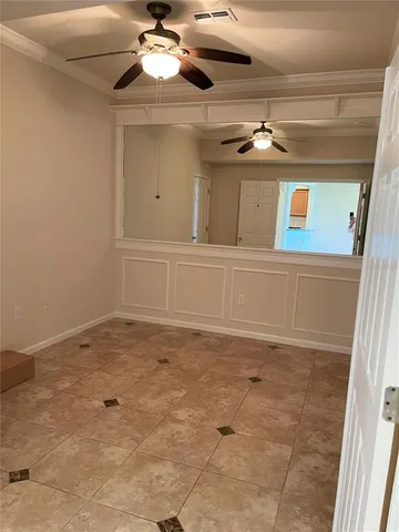 a view of empty room