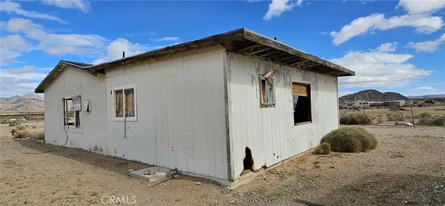 a backyard of a house