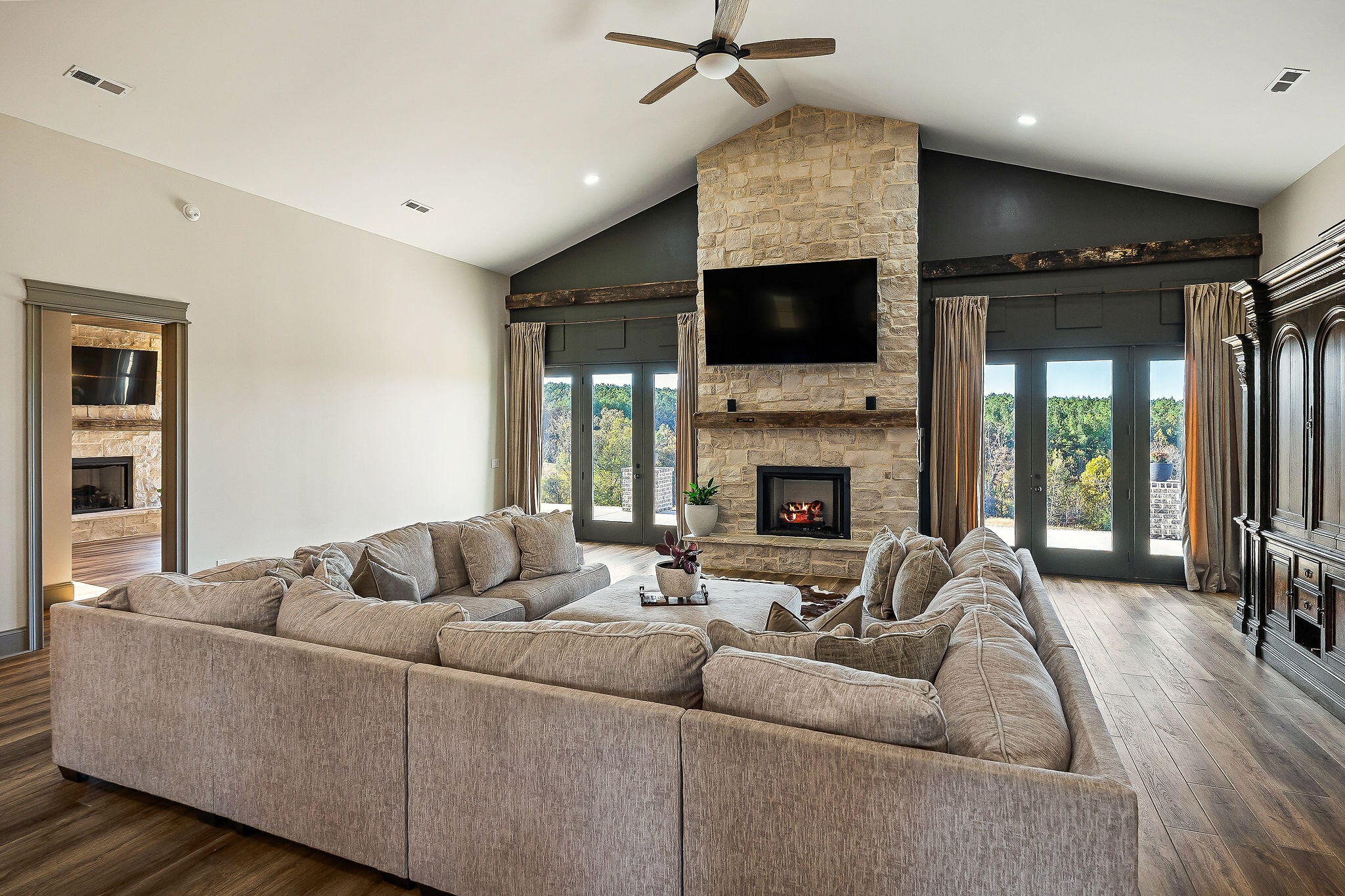 1656 Dibrell-Lucky Road McMinnville, TN 37110 - Photo 13 of 62 a living room with furniture fireplace and flat screen tv