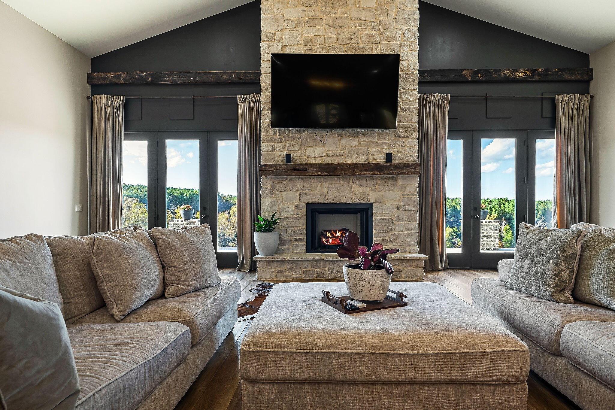 1656 Dibrell-Lucky Road McMinnville, TN 37110 - Photo 14 of 62 a living room with furniture fireplace and flat screen tv