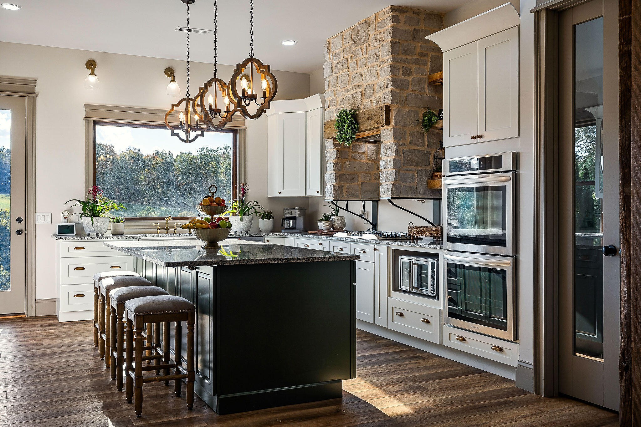 1656 Dibrell-Lucky Road McMinnville, TN 37110 - Photo 18 of 62 a kitchen with stainless steel appliances granite countertop a stove and a refrigerator