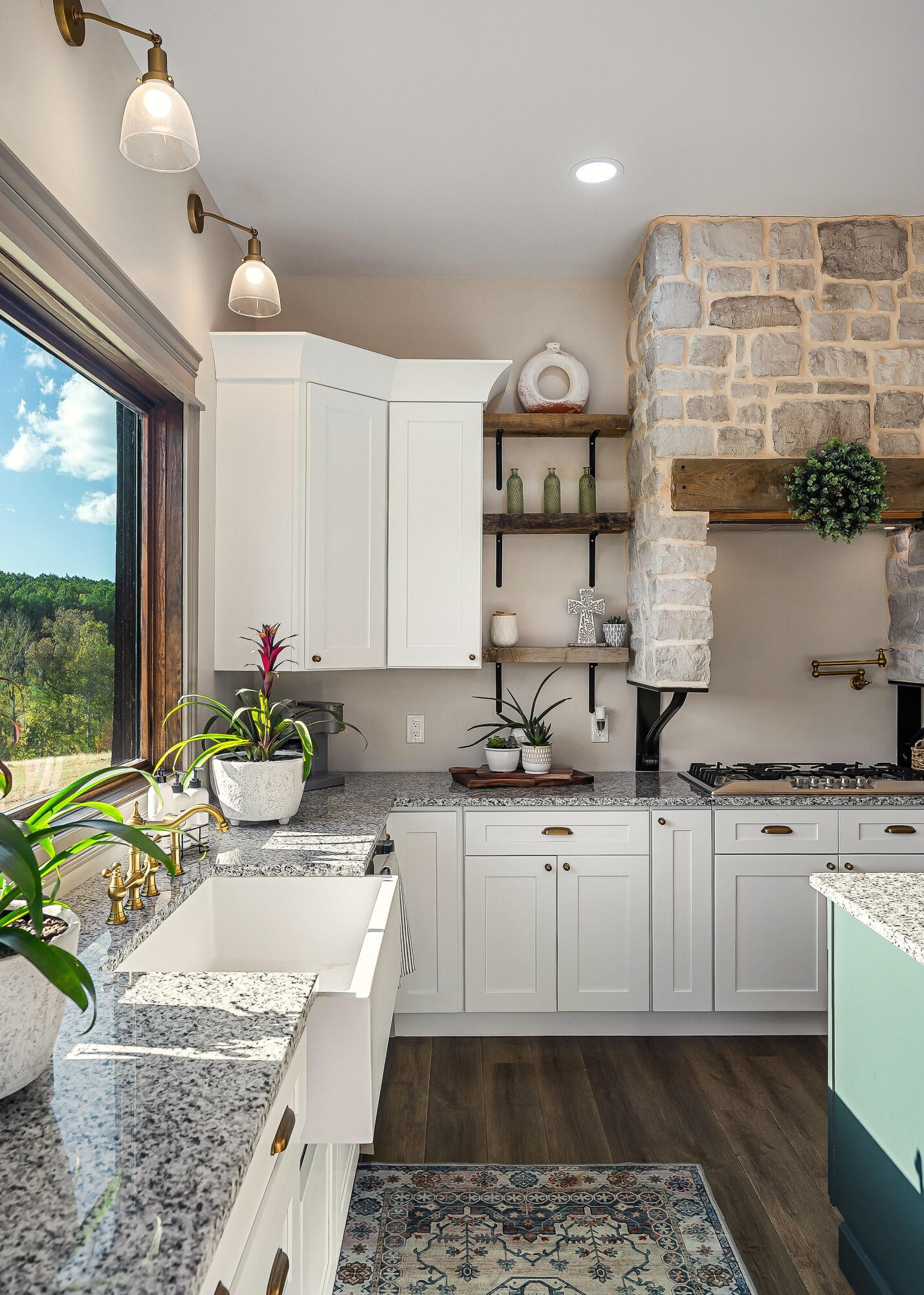 1656 Dibrell-Lucky Road McMinnville, TN 37110 - Photo 23 of 62 a kitchen with stainless steel appliances granite countertop a sink and a stove