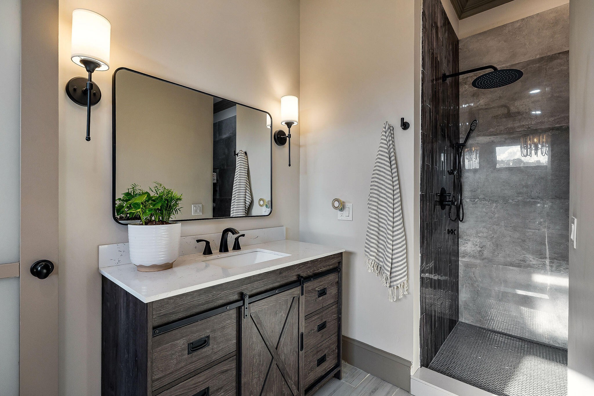 1656 Dibrell-Lucky Road McMinnville, TN 37110 - Photo 31 of 62 a bathroom with a sink and a mirror