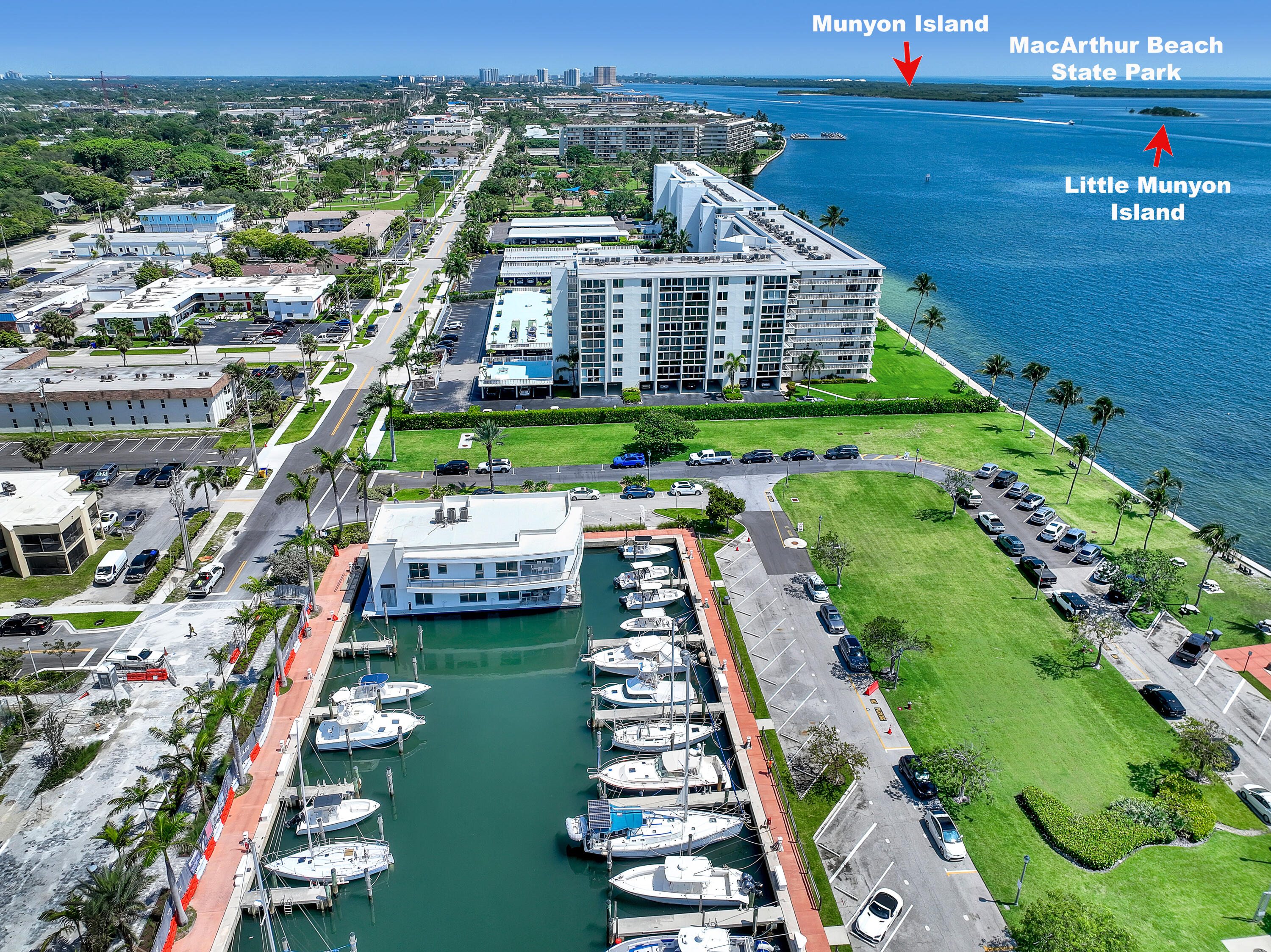 220 Lake Shore Drive, Unit N2103 Lake Park, FL 33403 - Photo 14 of 57 an aerial view of a house with a garden