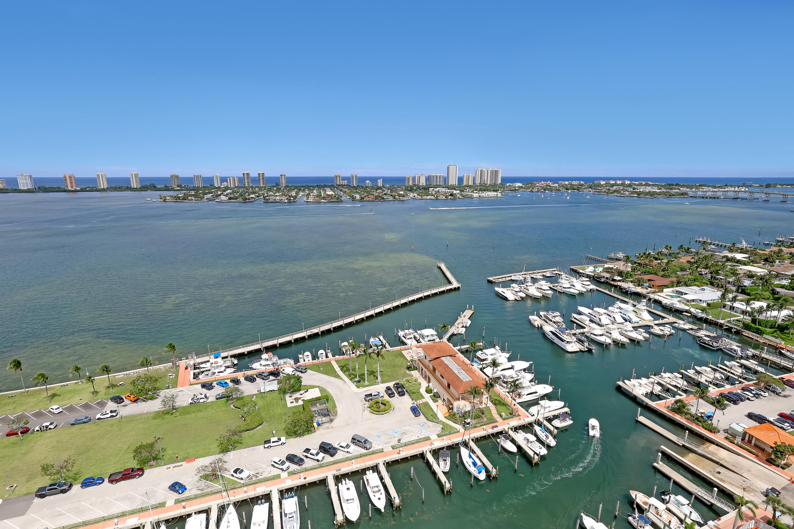 220 Lake Shore Drive, Unit N2103 Lake Park, FL 33403 - Photo 35 of 57 a view of a lake with a city view