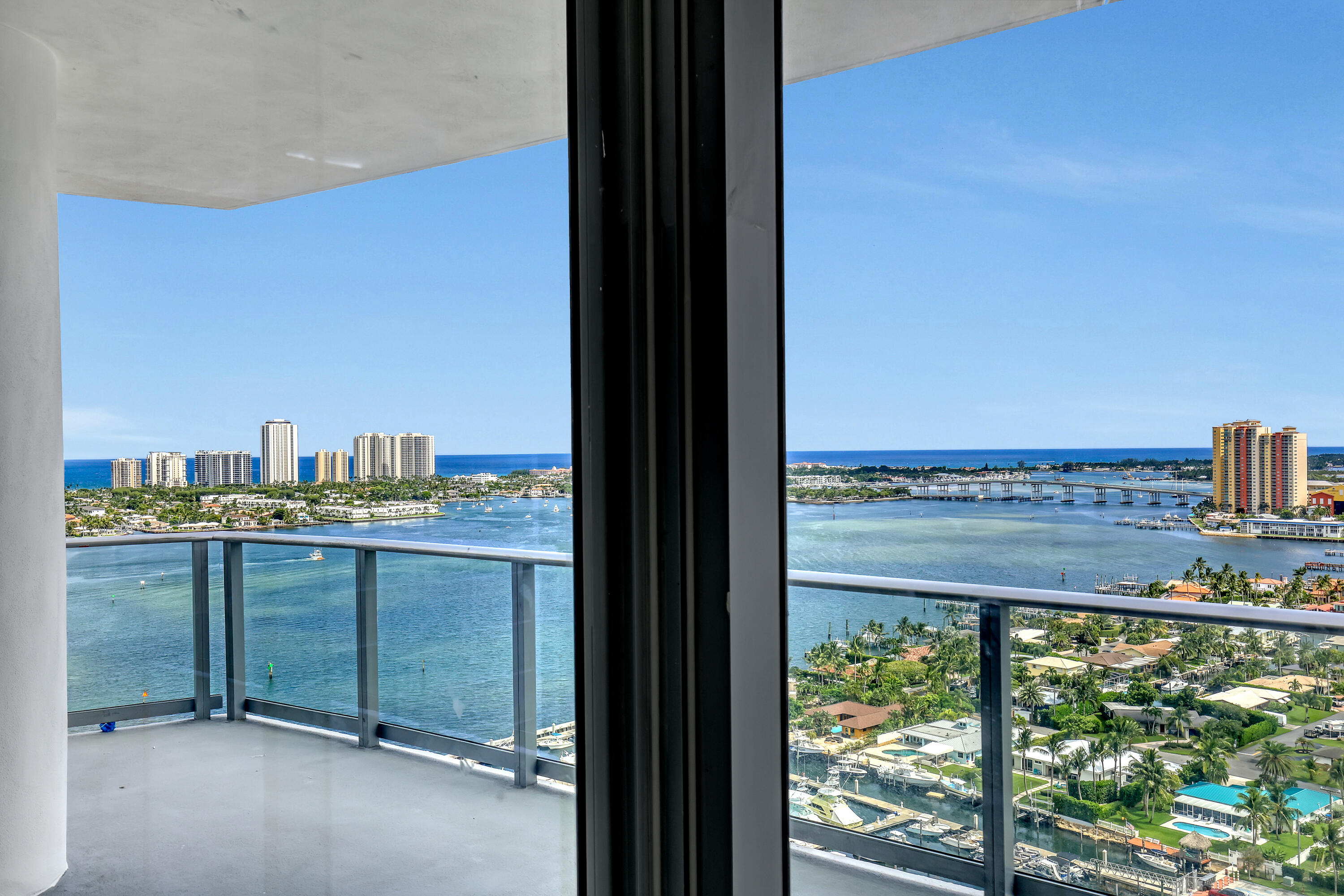 220 Lake Shore Drive, Unit N2103 Lake Park, FL 33403 - Photo 48 of 57 a view of a city from a balcony