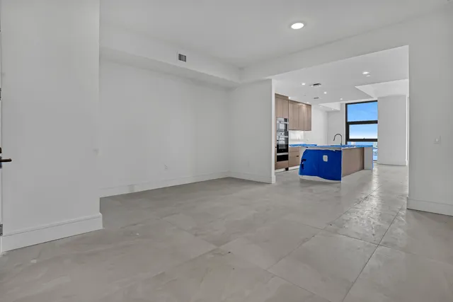 a view of a air conditioner and an entryway
