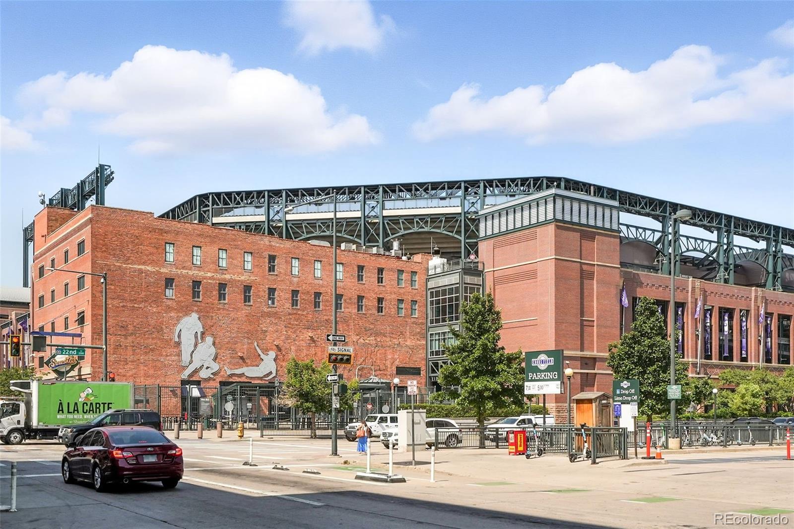 2261 Blake Street, Unit 3E Denver, CO 80205 - Photo 42 of 46 a front view of a building with street view