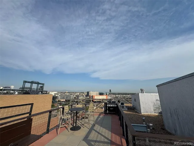 a city view with sitting space