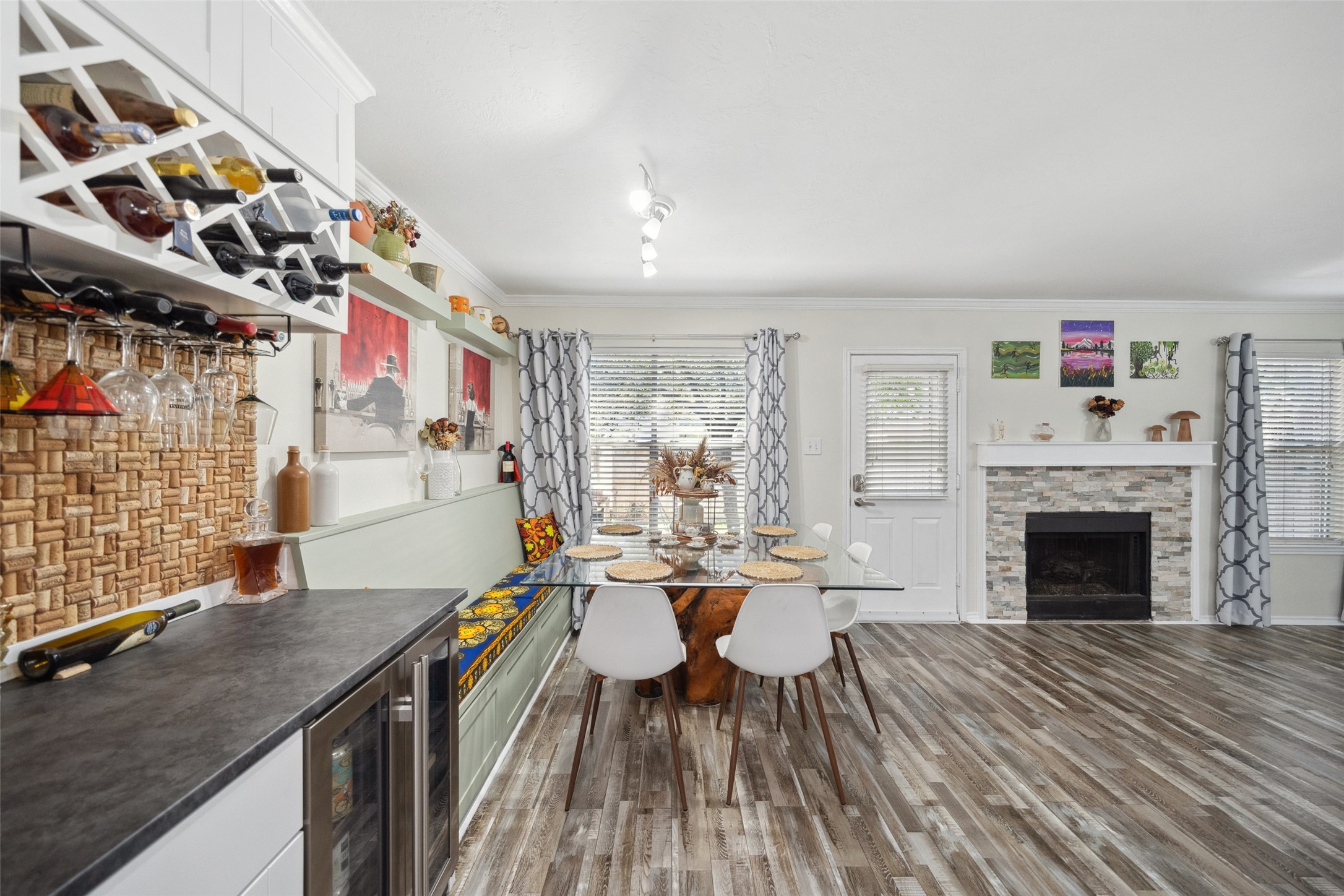 38 Wineberry Place Spring, TX 77382 - Photo 13 of 32 a view of a dining room with furniture and chandelier