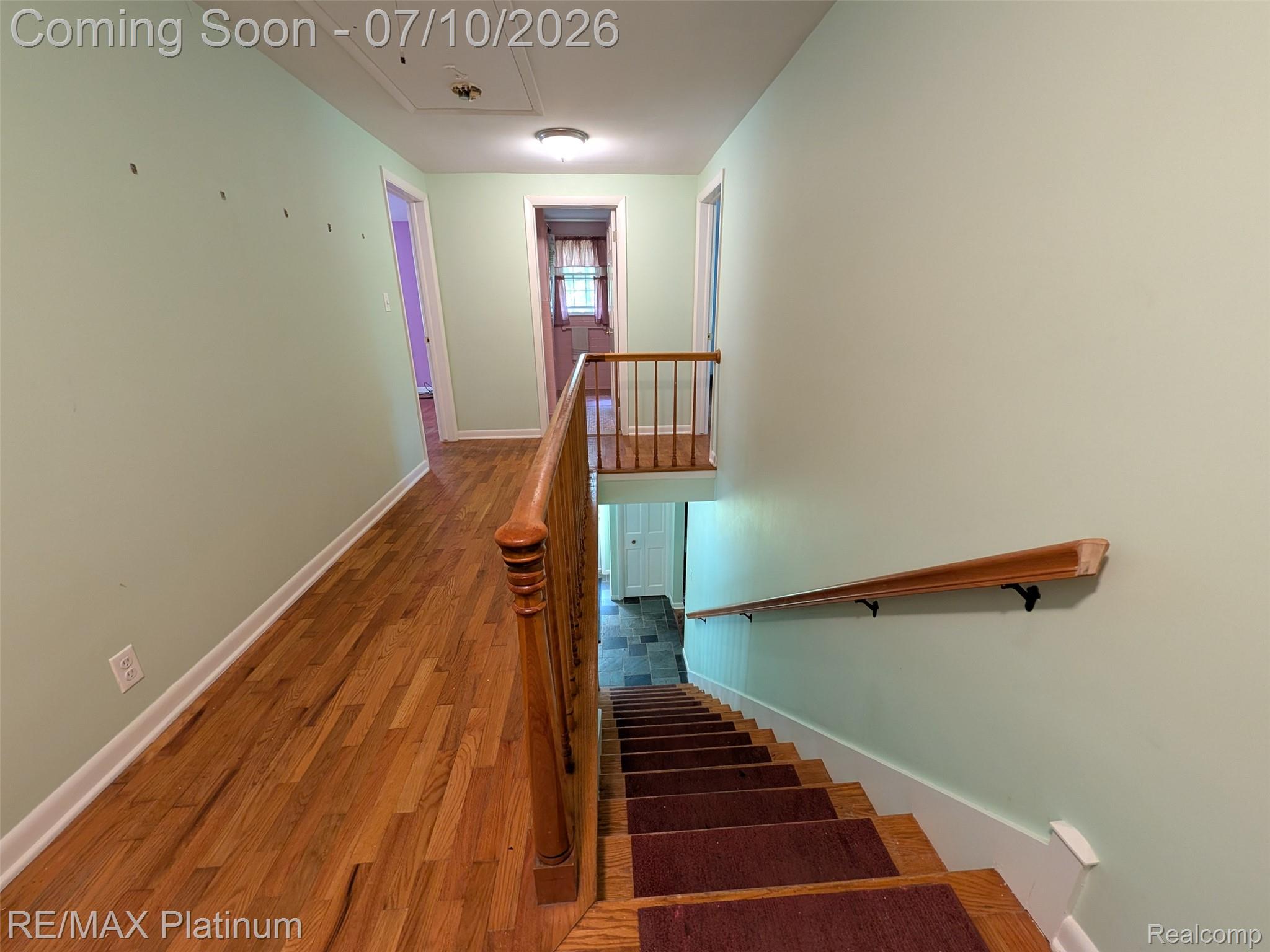 1430 Dauner Road Fenton, MI 48430 - Photo 10 of 41 Hardwood flooring upstairs leading to 4 large bedrooms and 2 full baths.