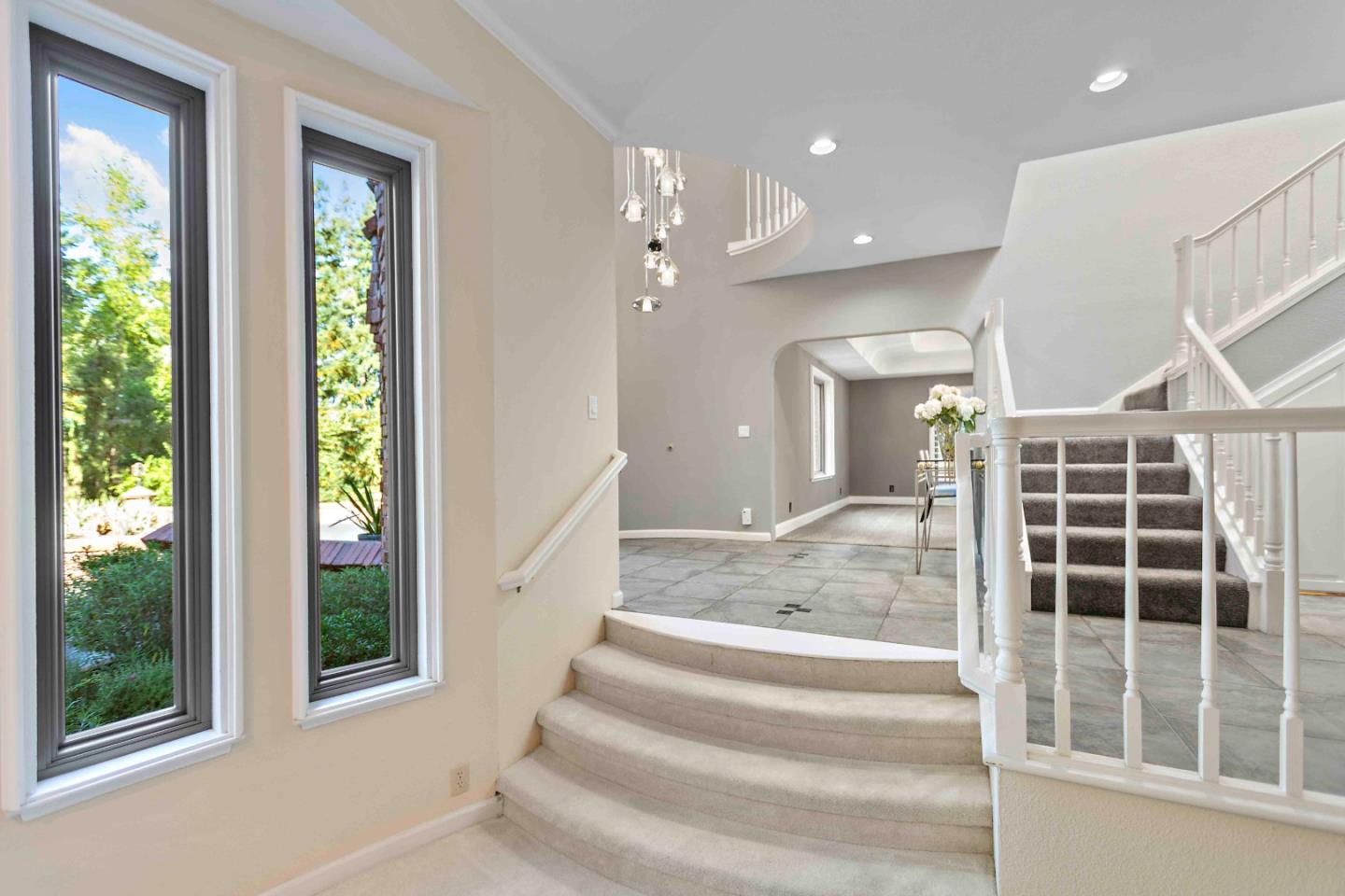 23491 Summit Road Los Gatos, CA 95033 - Photo 13 of 77 a view of hall way with staircase