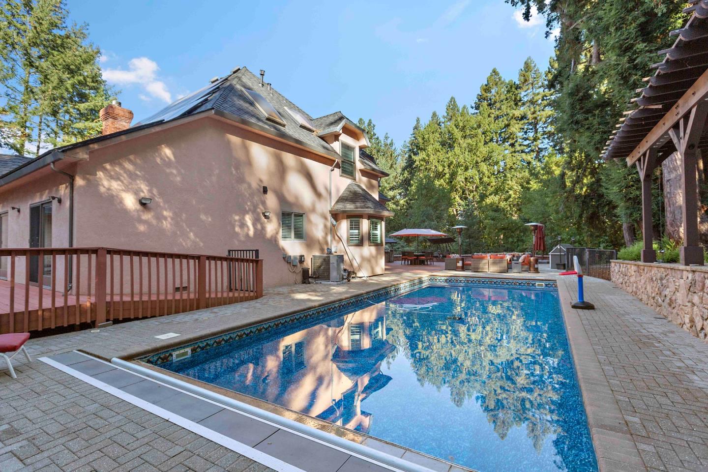 23491 Summit Road Los Gatos, CA 95033 - Photo 53 of 77 swimming pool view with a seating space