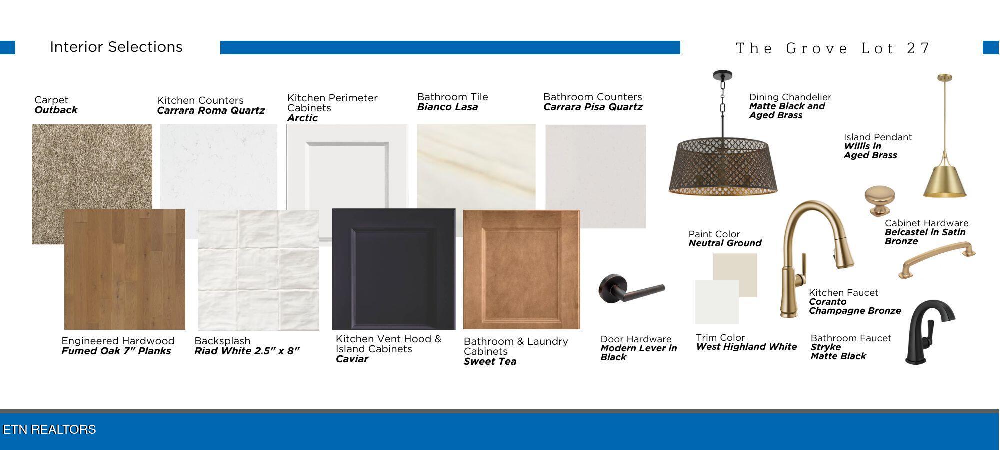 1009 Branch Hook Road Knoxville, TN 37934 - Photo 3 of 14 GROVE27 INTERIOR SELECTIONS BOARD