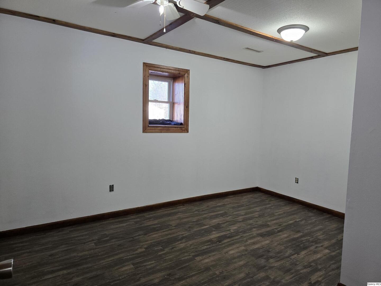 305 East 3rd Street Bowen, IL 62316 - Photo 16 of 32 an empty room with wooden floor and windows