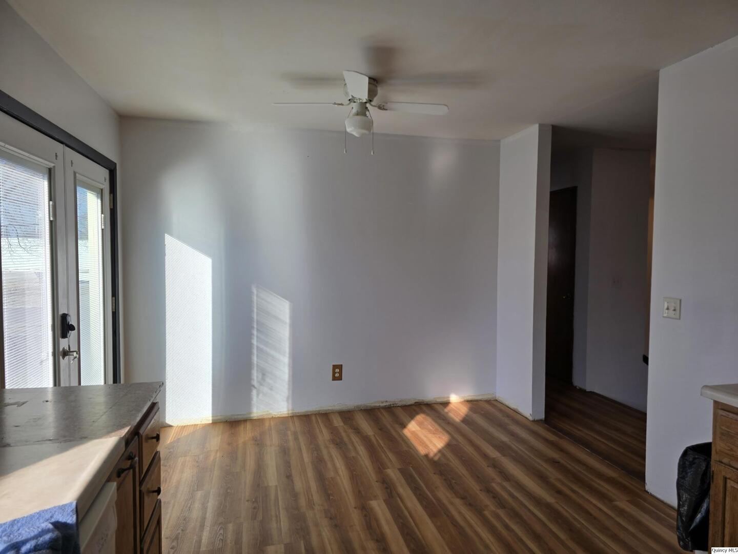305 East 3rd Street Bowen, IL 62316 - Photo 8 of 32 wooden floor in an empty room with a window