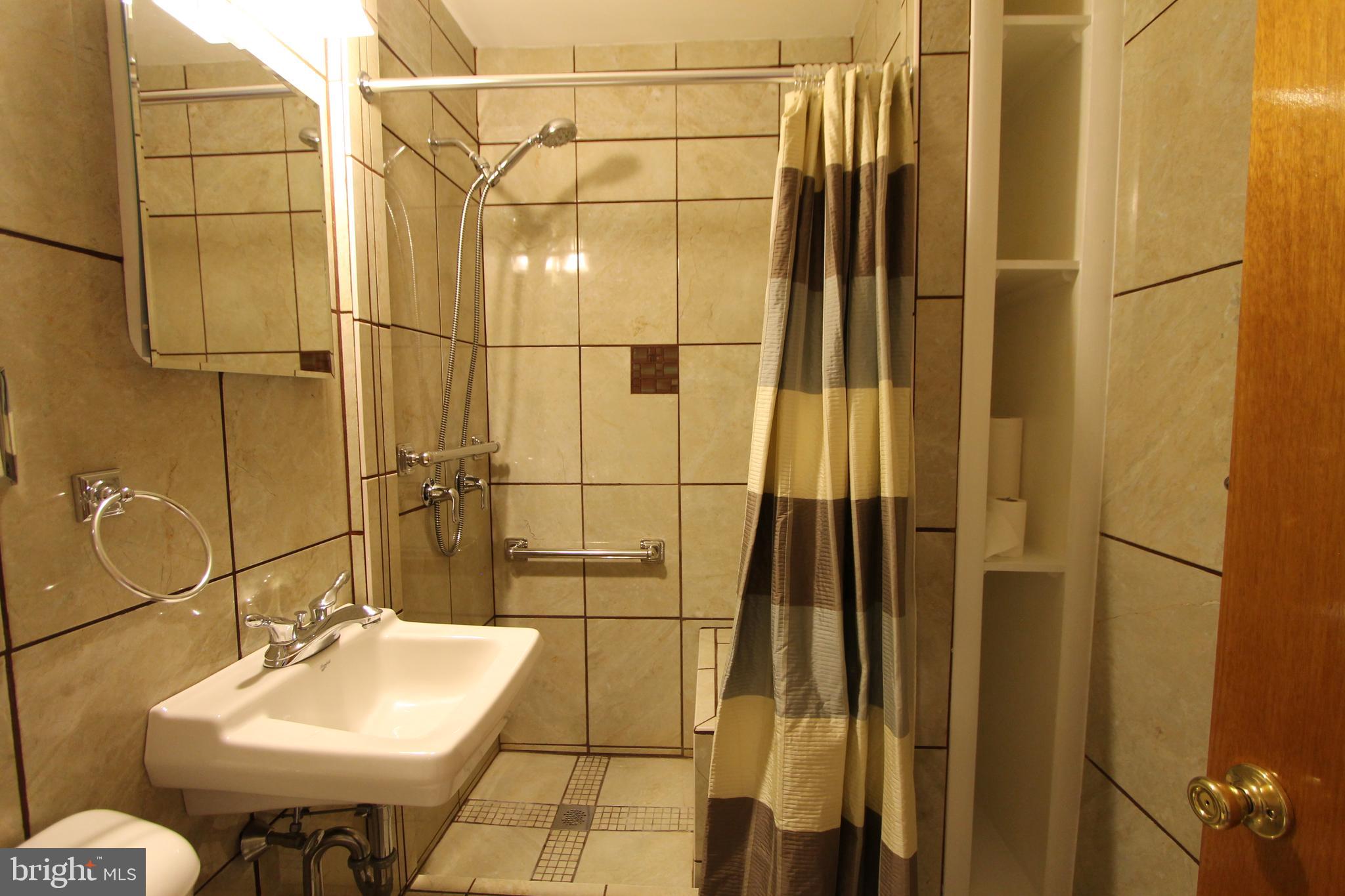 8244 Woolston Avenue Philadelphia, PA 19150 - Photo 17 of 19 a bathroom with a sink toilet and shower