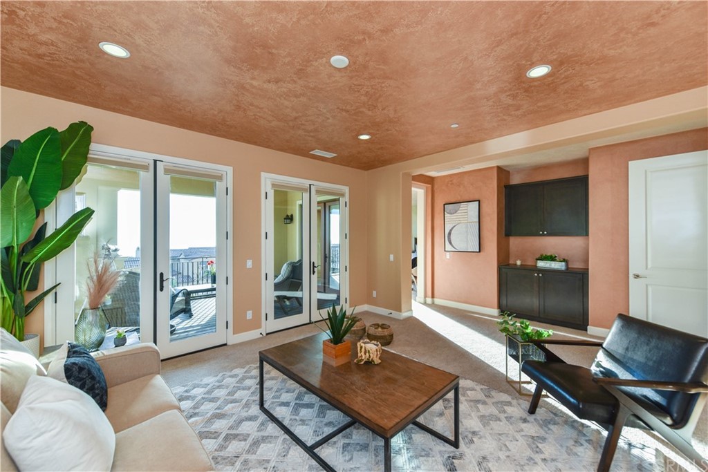 323 Via Pamplona San Clemente, CA 92672 - Photo 37 of 74 a living room with furniture and a potted plant