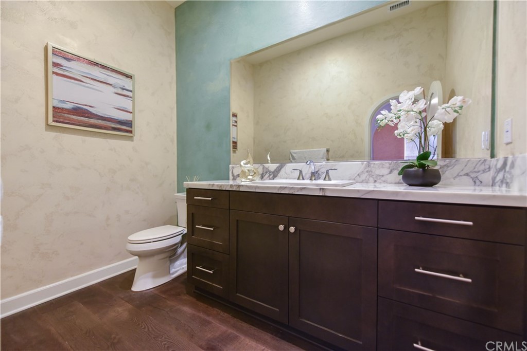 323 Via Pamplona San Clemente, CA 92672 - Photo 52 of 74 a bathroom with a sink vanity and mirror