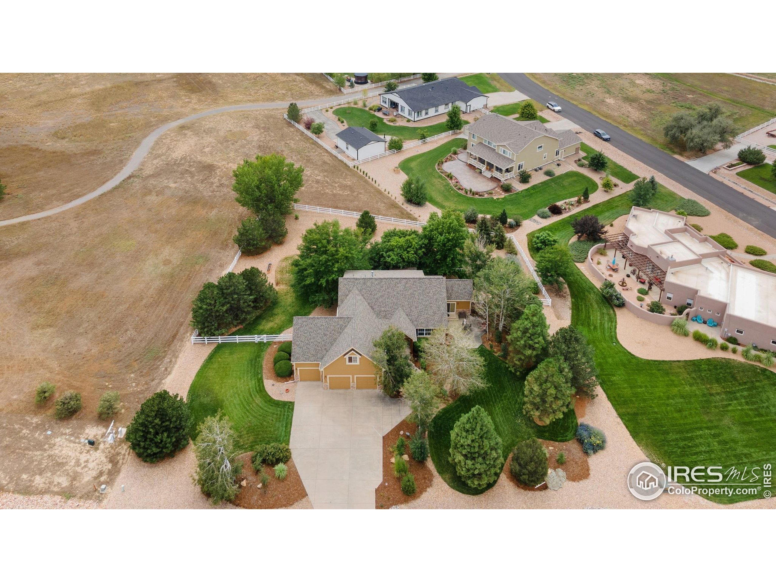 3302 Rinn Valley Drive Longmont, CO 80504 - Photo 41 of 45 an aerial view of a house
