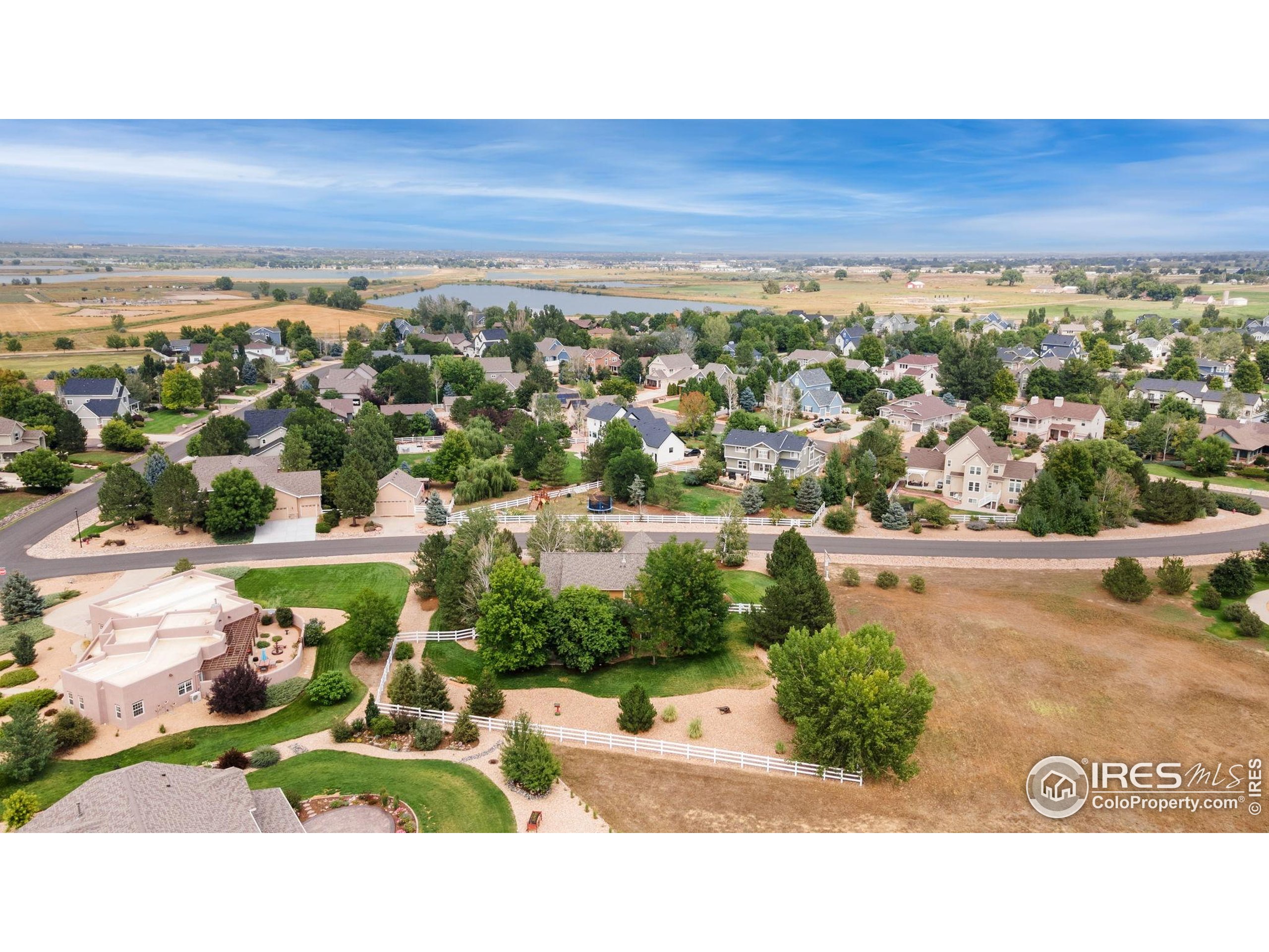 3302 Rinn Valley Drive Longmont, CO 80504 - Photo 44 of 45 an aerial view of a city