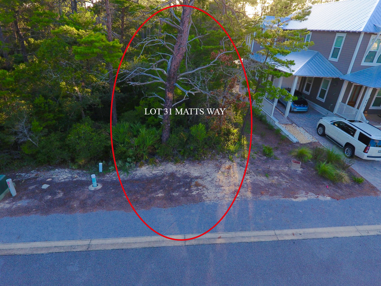 Lot 31 Matts Way Santa Rosa Beach, FL 32459 - Photo 7 of 9 a backyard of a house with lots of green space