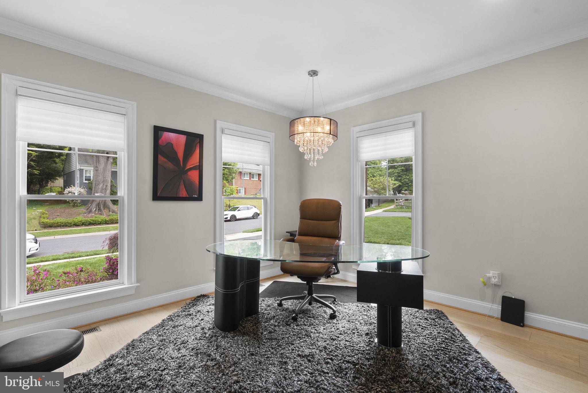 4702 Edgefield Road Bethesda, MD 20814 - Photo 29 of 58 Bright and inviting home office space.