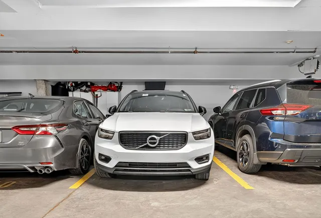 a view of car garage