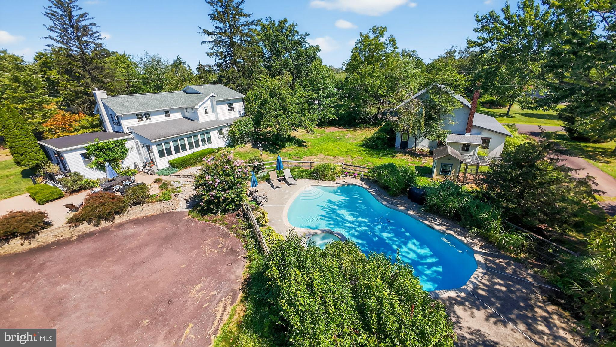 330 Fairhill Road Hatfield, PA 19440 - Photo 36 of 49 an aerial view of a house with a garden