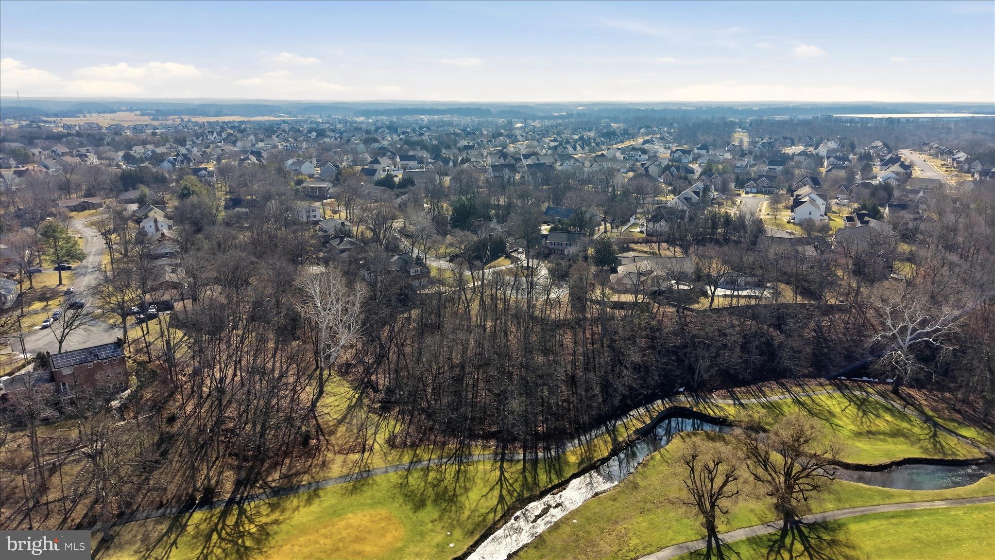 Oak Ridge Lane Winchester, VA 22602 - Photo 21 of 22 an aerial view of residential house with yard and mountain in the back