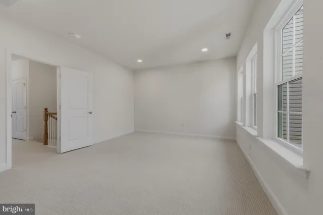 a view of empty room