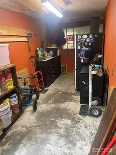 a view of storage and utility room