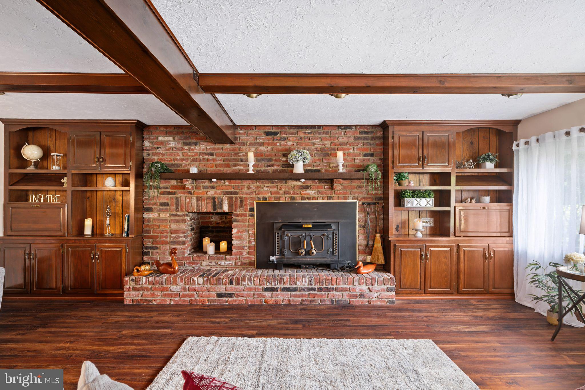 1236 Wayne Road Haddonfield, NJ 08033 - Photo 3 of 46 Wood burning fireplace in LR