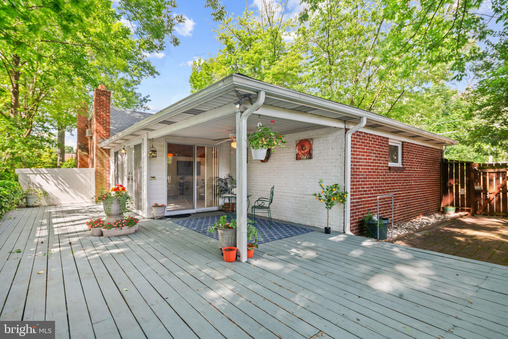 1236 Wayne Road Haddonfield, NJ 08033 - Photo 32 of 46 Rear covered deck
