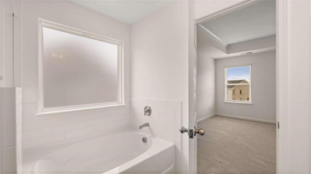 683 Edgar Hampton, GA 30228 - Photo 35 of 48 a white bath tub sitting next to a shower