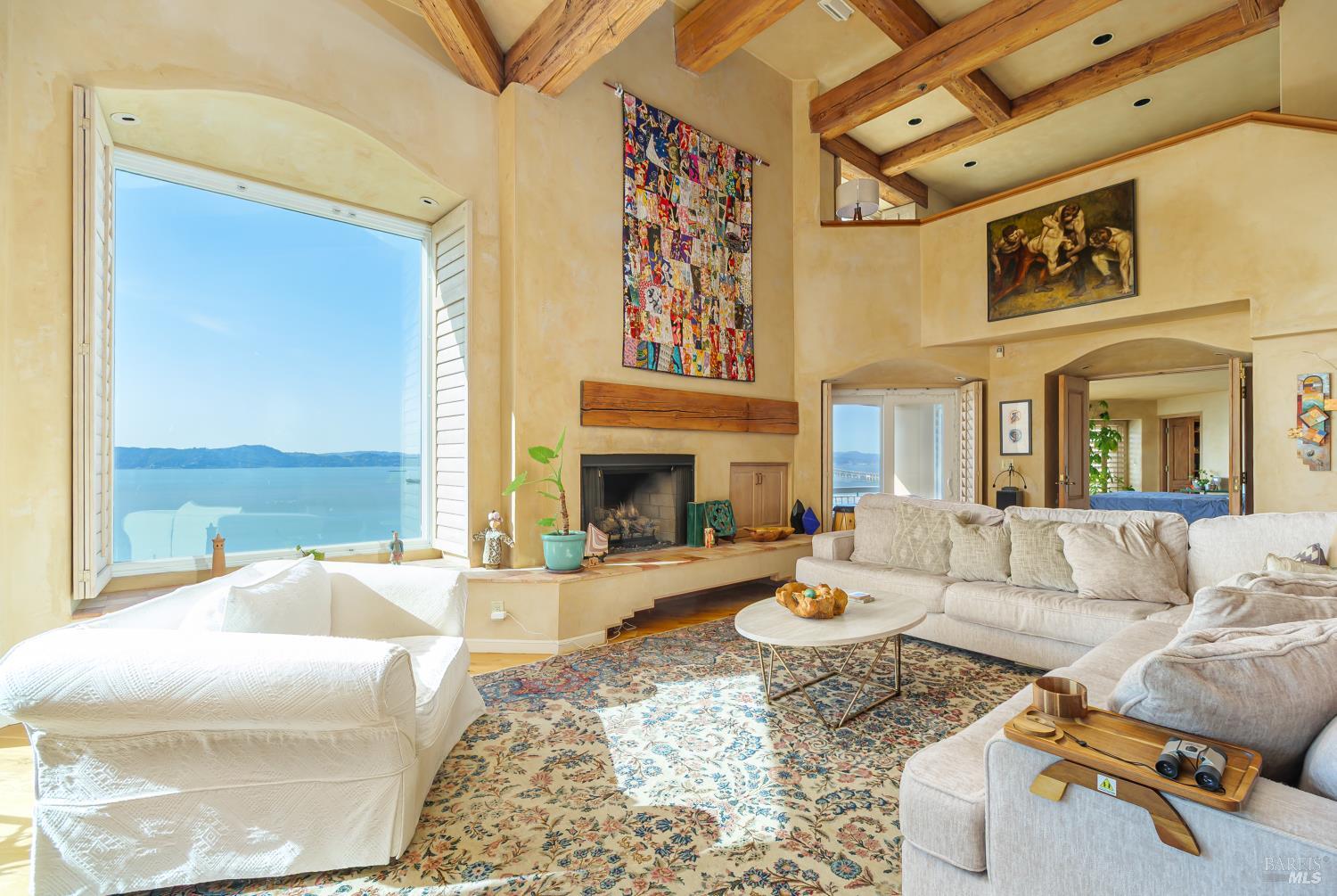 245 Water Street Richmond, CA 94801 - Photo 13 of 45 a living room with furniture and a fireplace