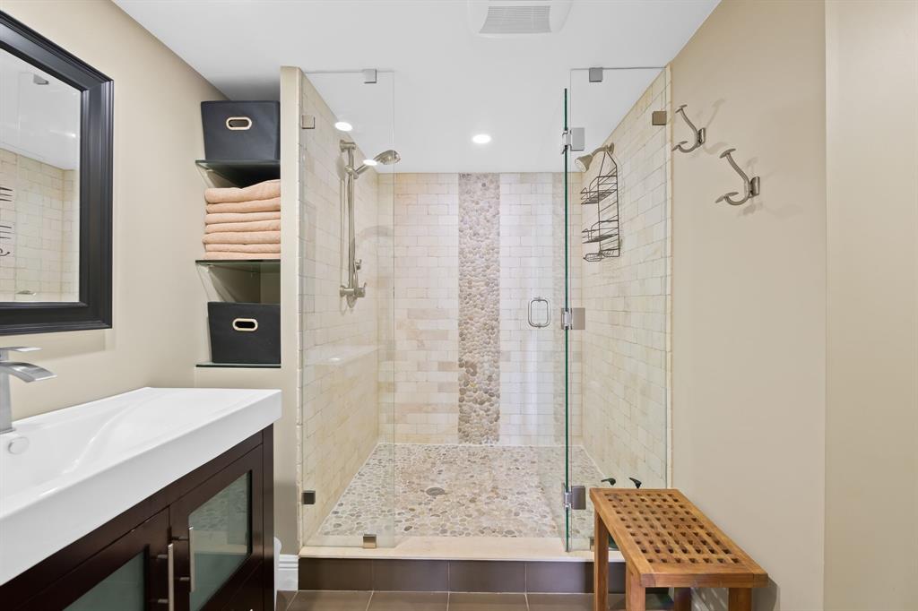 1341 Southeast 3rd Avenue, Unit 206 Dania Beach, FL 33004 - Photo 14 of 20 a bathroom with a sink and a mirror