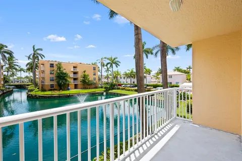 a view of city from a balcony