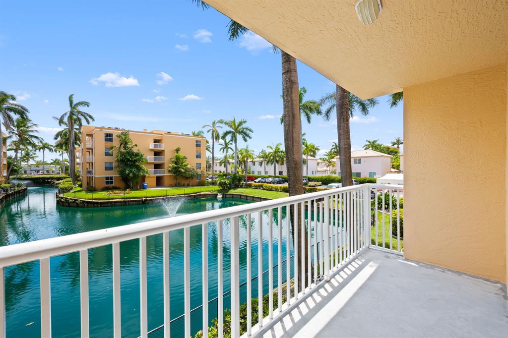 1341 Southeast 3rd Avenue, Unit 206 Dania Beach, FL 33004 - Photo 19 of 20 a view of city from a balcony