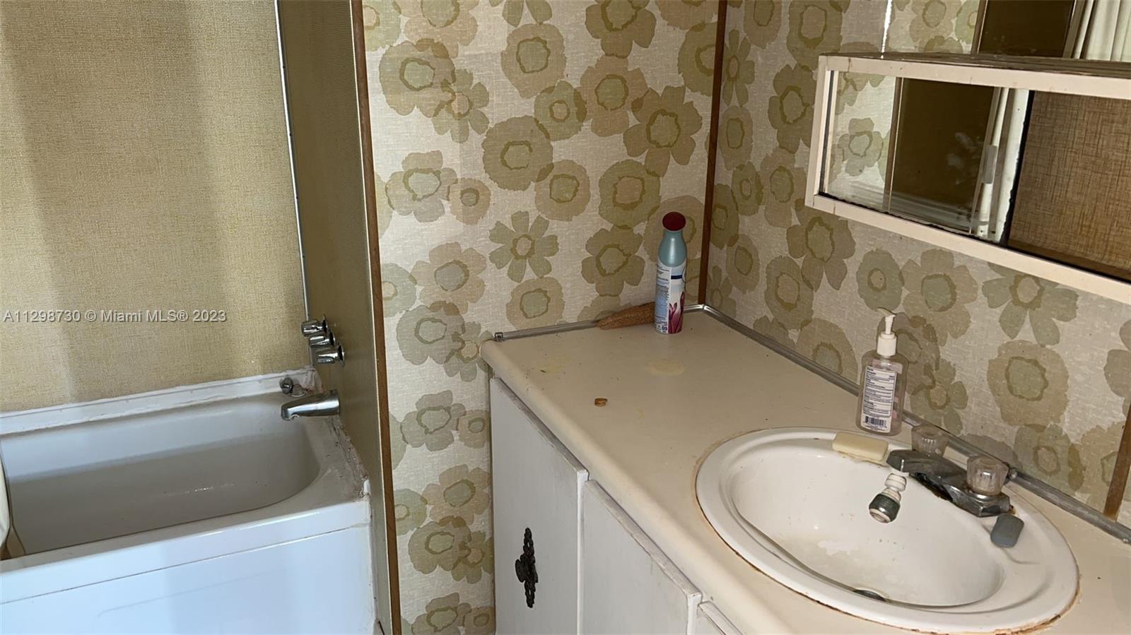 3502 Delaware Sebring, FL 33870 - Photo 16 of 21 a bathroom with a sink and a mirror