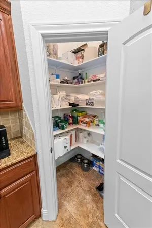 a room with storage and utility