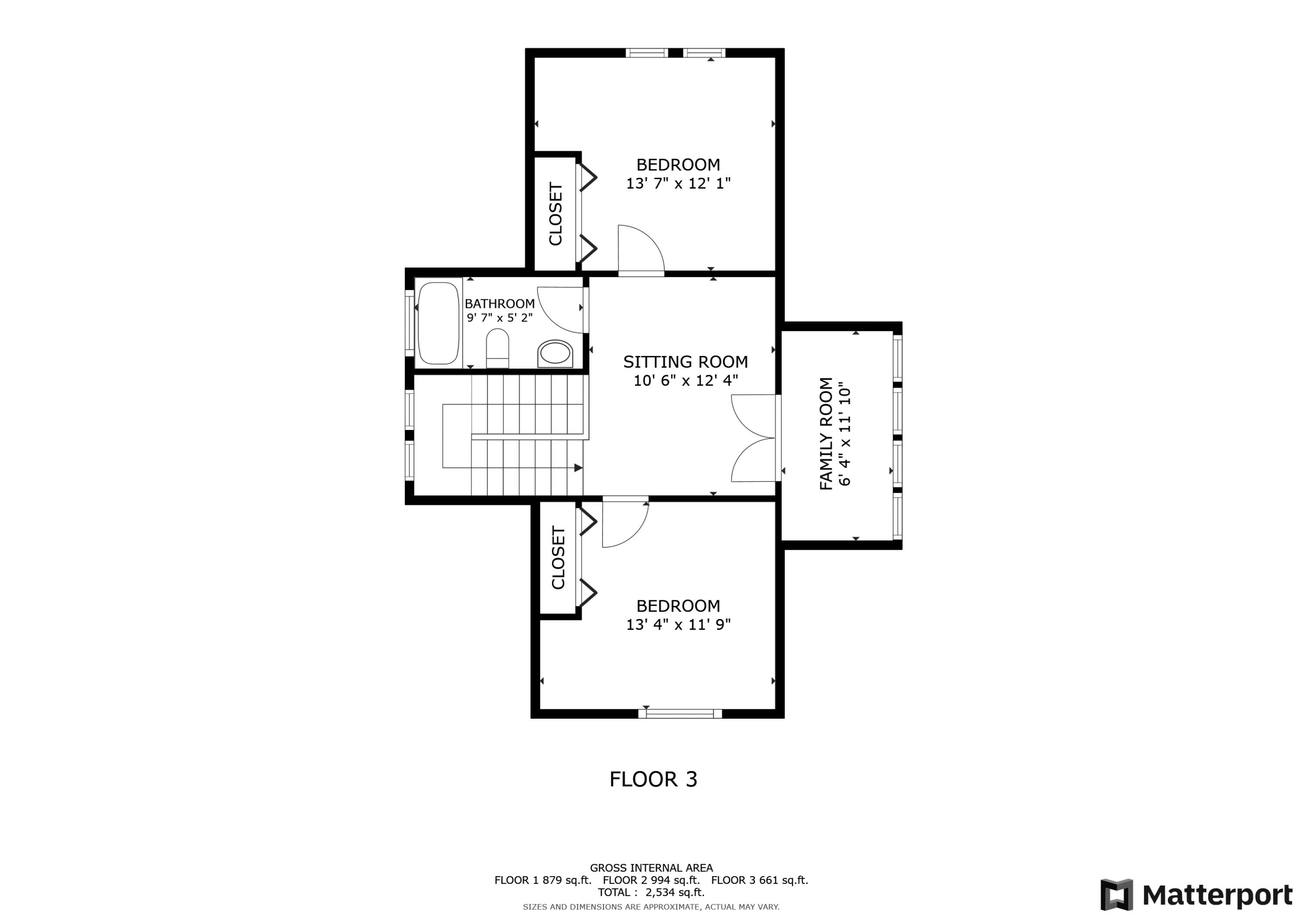 24 Howe Hill Road Camden, ME 04843 - Photo 54 of 54 24 Howe Hill Floorplan Third Floor