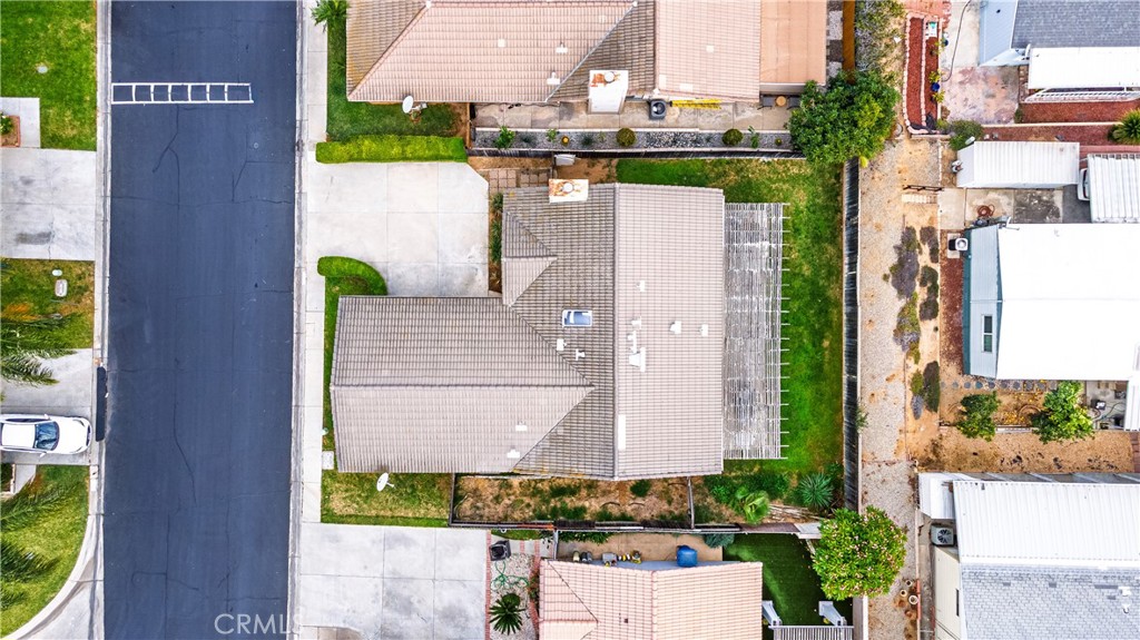 12052 Elk Boulevard Riverside, CA 92505 - Photo 20 of 25 an aerial view of a house with a yard and seating space