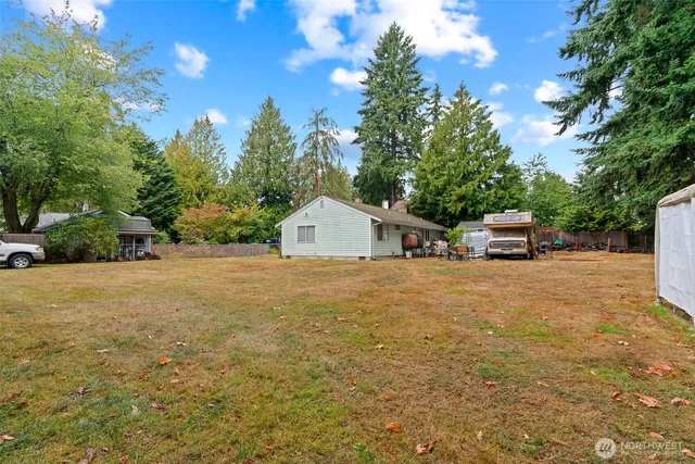 a view of a house with a patio