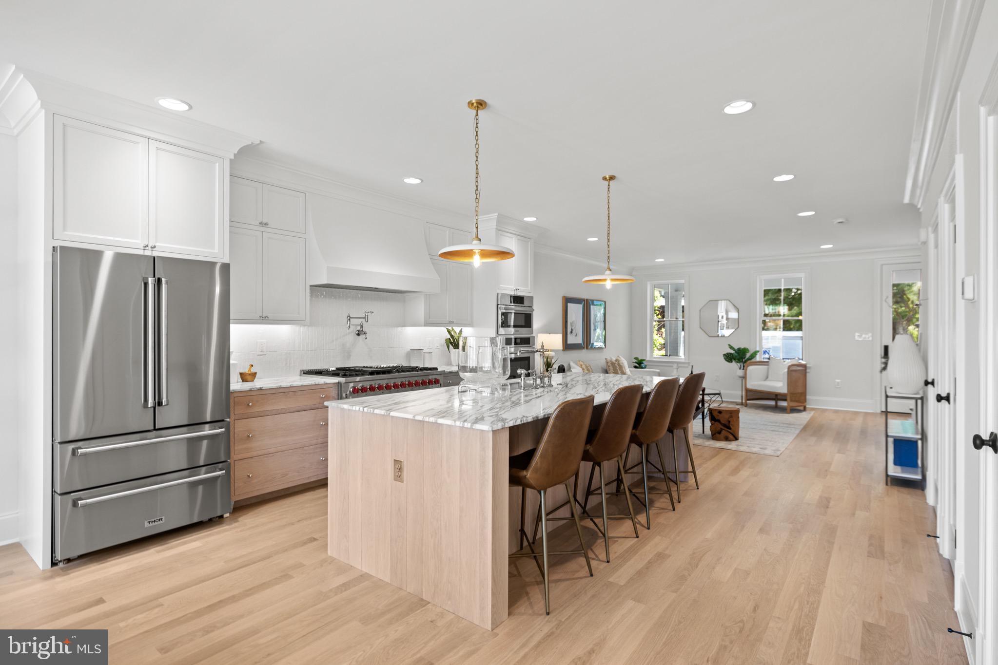 626 I Street Northeast Washington, DC 20002 - Photo 16 of 66 Thor French door stainless steel refrigerator.