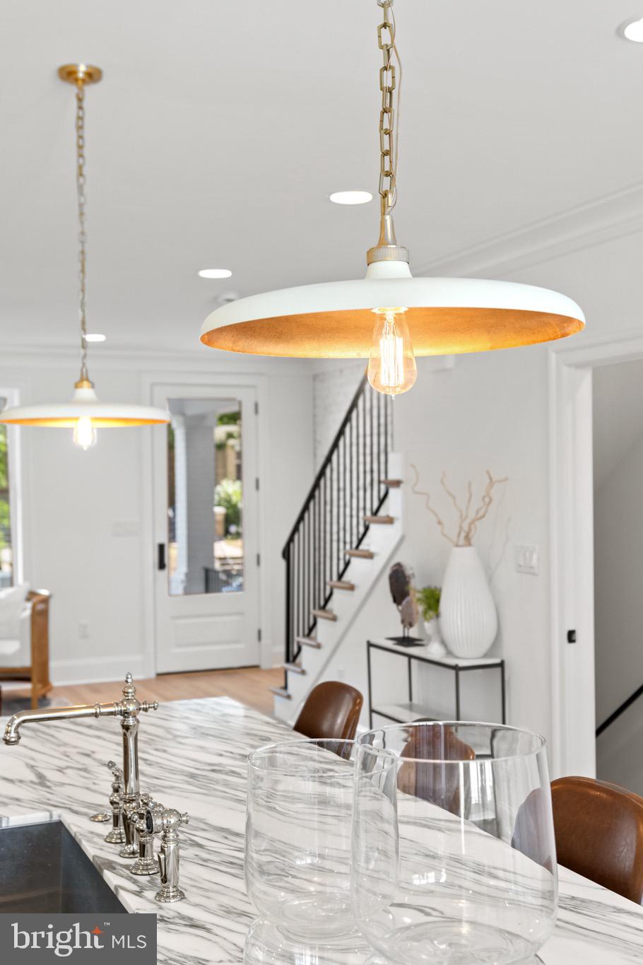 626 I Street Northeast Washington, DC 20002 - Photo 21 of 66 Notice the high-end pendant lights.