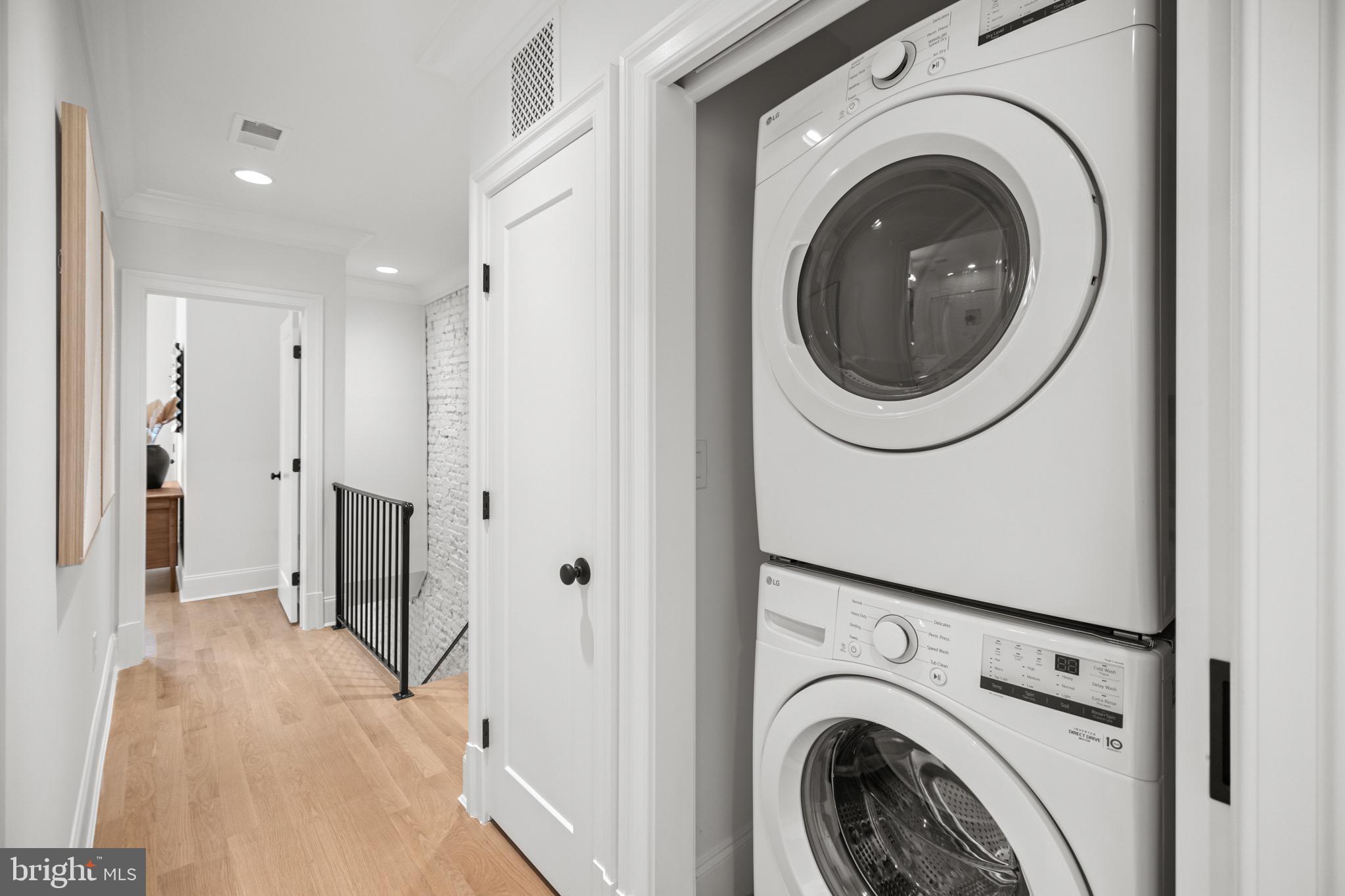 626 I Street Northeast Washington, DC 20002 - Photo 44 of 66 The W/D are conveniently located upstairs.