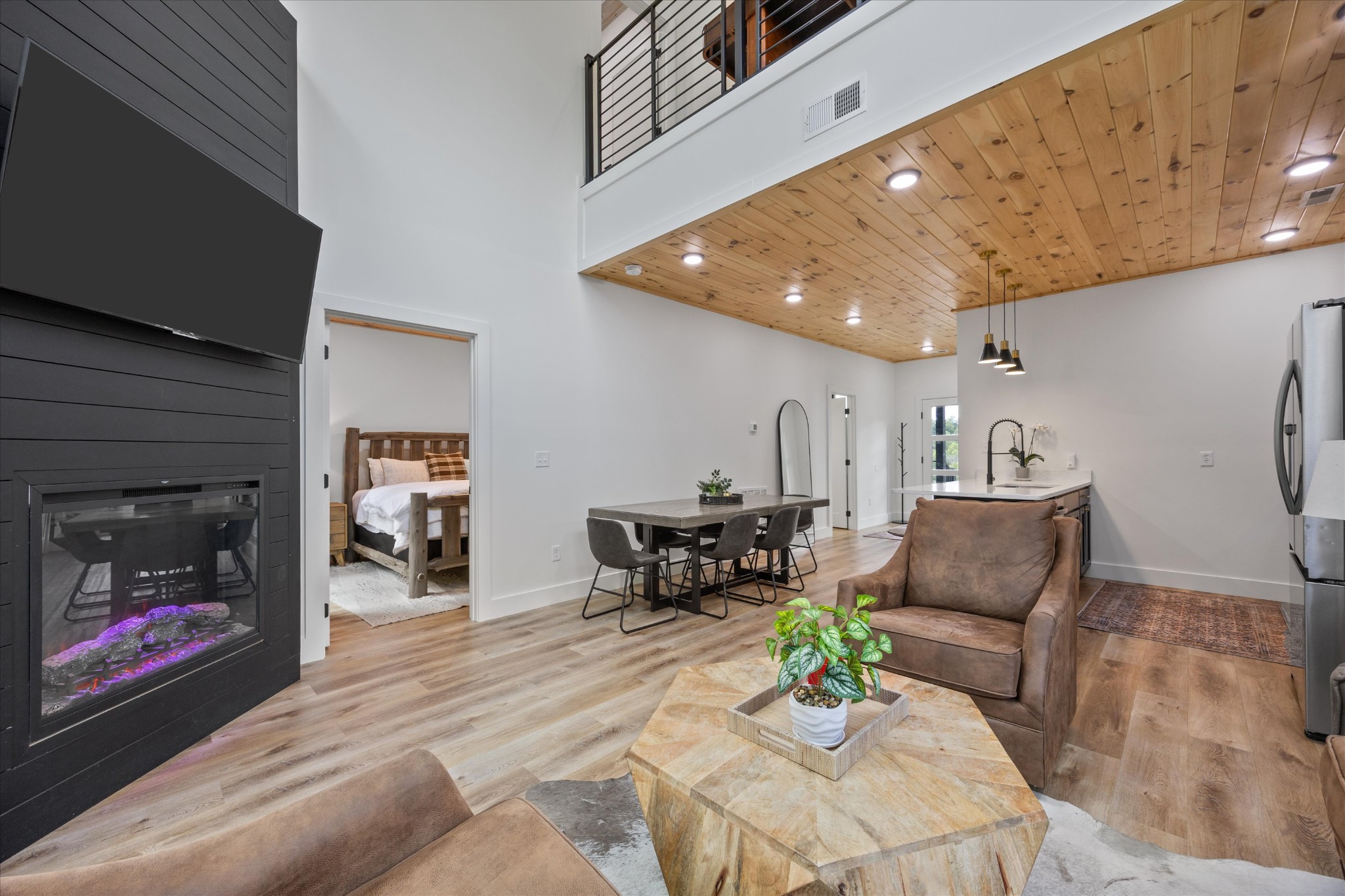 1134 Reedmont Way Sevierville, TN 37876 - Photo 14 of 42 a living room with furniture and a fireplace